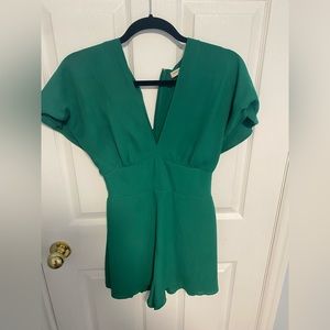 Aritzia Green Romper
